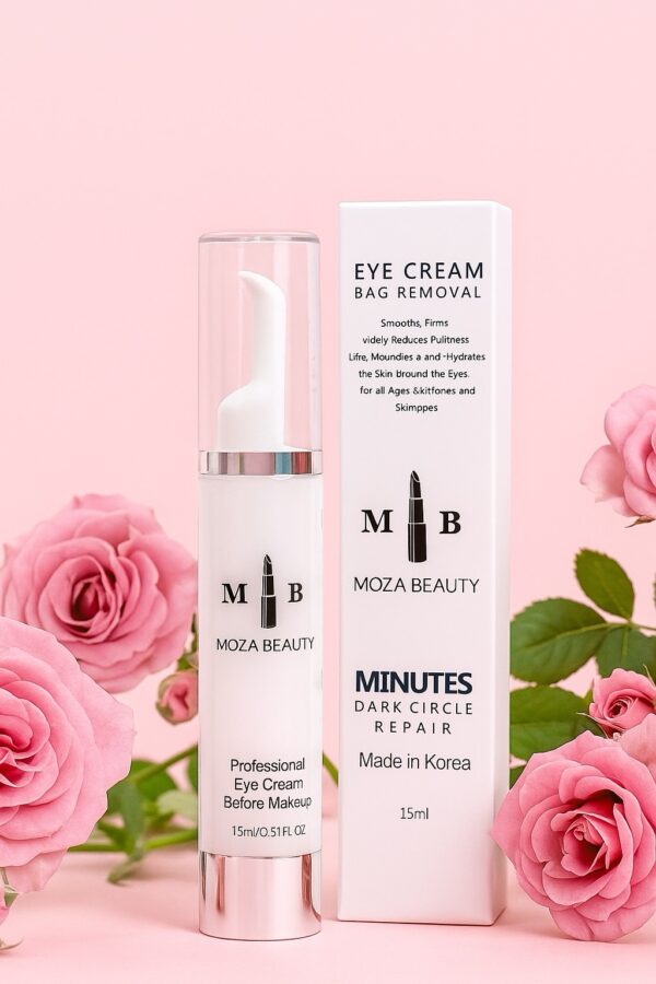 كريم العين لعيون مشرقة في دقيقتين – وداعاً للهالات والتجاعيد👁️