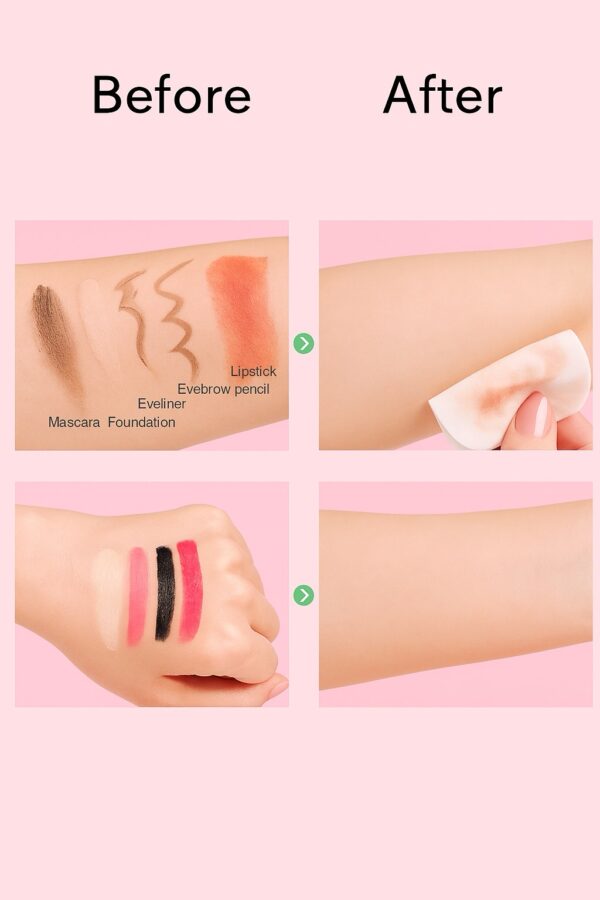تونر نباتي منظف بعمق – يزيل أصعب أنواع المكياج بلطف🌸 - الصورة 4