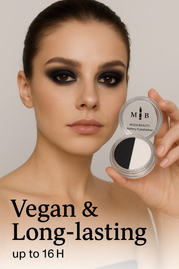 كحل وإيشادو مائي نباتي ثنائي اللون لإطلالة يومية وسينمائية🌿 - الصورة 2