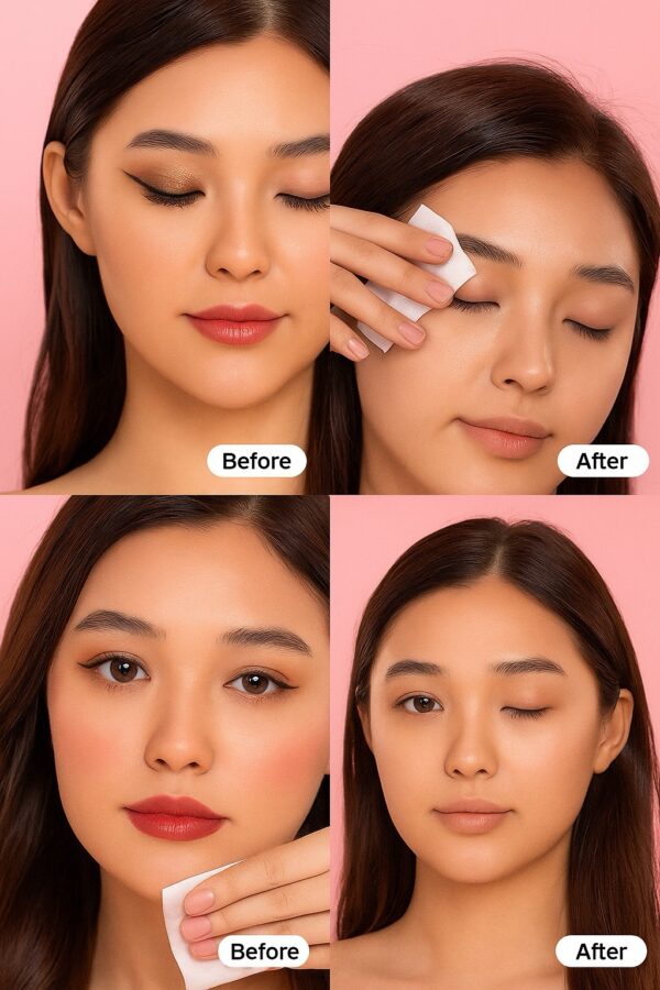 تونر نباتي منظف بعمق – يزيل أصعب أنواع المكياج بلطف🌸 - الصورة 2