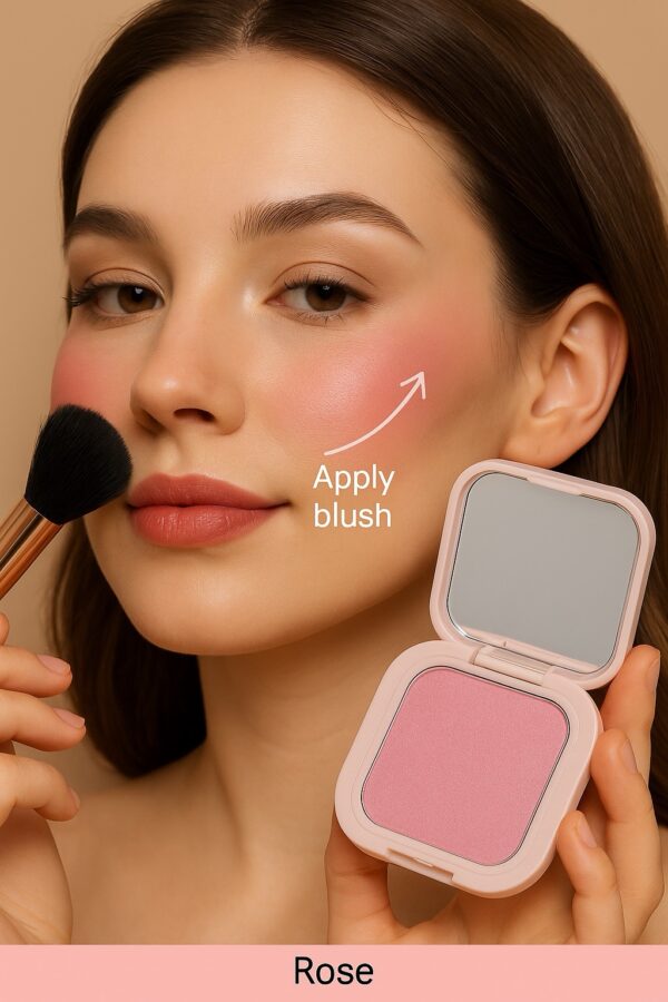 بلاشر نباتي بلون طبيعي وثبات يدوم طوال اليوم🌹 - الصورة 4