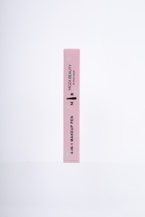 قلم مكياج 4 في 1 من MOZA BEAUTY – عملي، أنيق، ومثالي للسفر💄👛 - الصورة 2