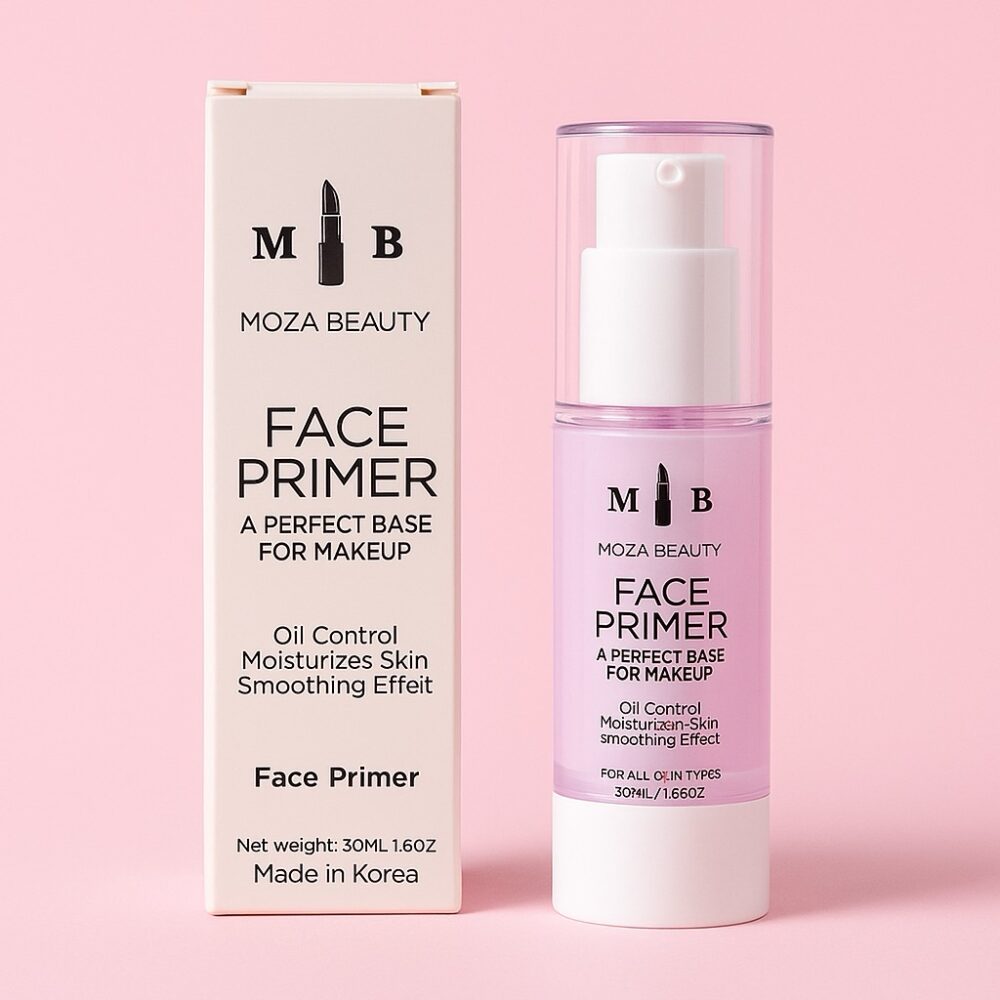 برايمر نباتي لجميع أنواع البشرة – ثبات طويل وتحكم مثالي بالدهون🧴