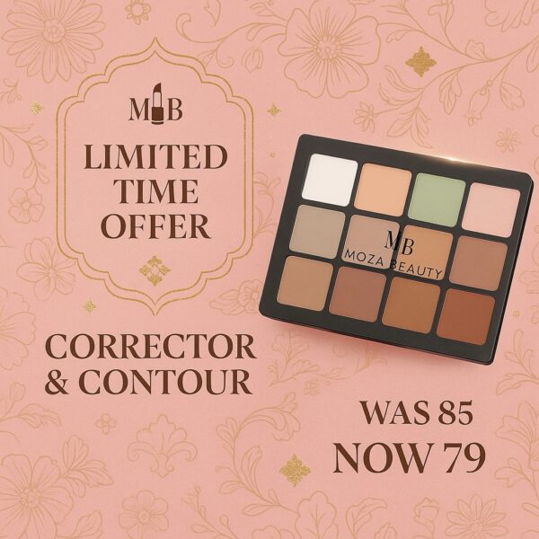 باليت كونسيلر وكونتور نباتي بـ12 لون – لتغطية مثالية وإبراز ملامحك🍃 - الصورة 5