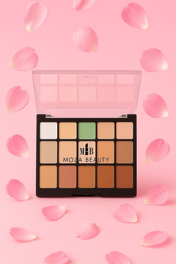 باليت كونسيلر وكونتور نباتي بـ12 لون – لتغطية مثالية وإبراز ملامحك🍃 - الصورة 4