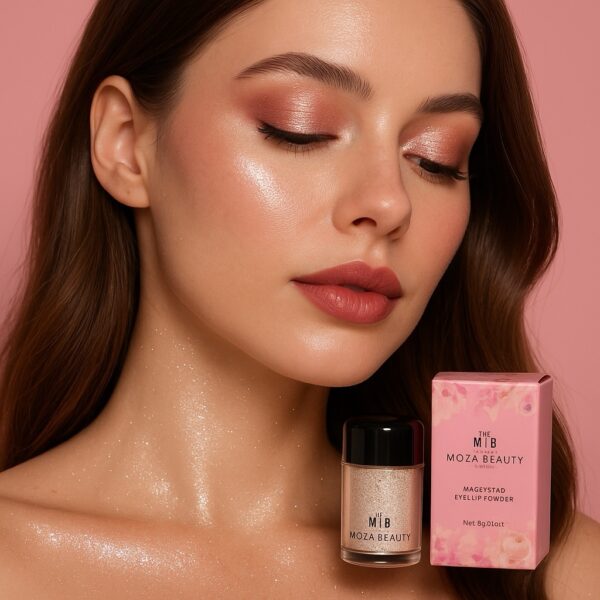 لمعة براقة نباتية متعددة الاستخدام لإضاءة الشفاه والعيون والخدود والجسم✨