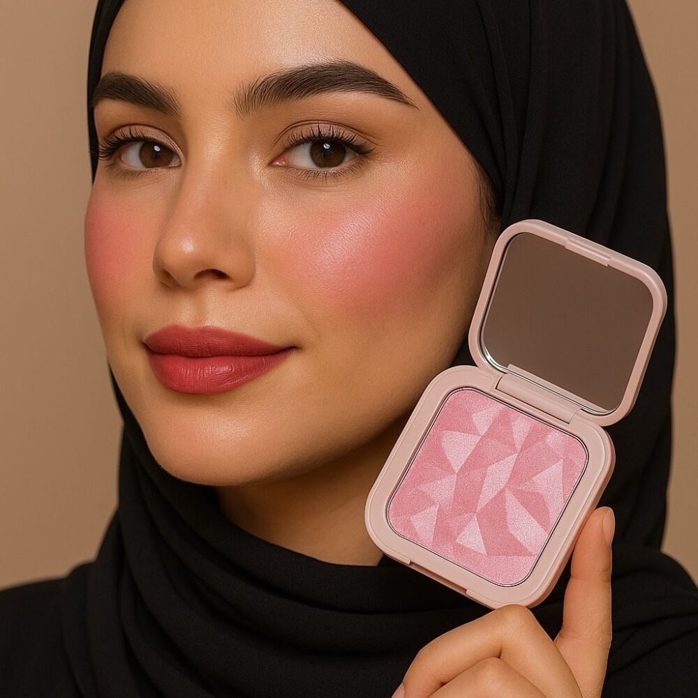 هايلايتر نباتي ثلاثي الدرجات – إشراقة طبيعية بتأثير لامع وجذاب✨