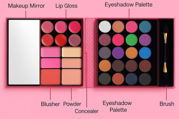 باليت مكياج متكامل – كل ما تحتاجينه في علبة واحدة للسفر✈️ - الصورة 2