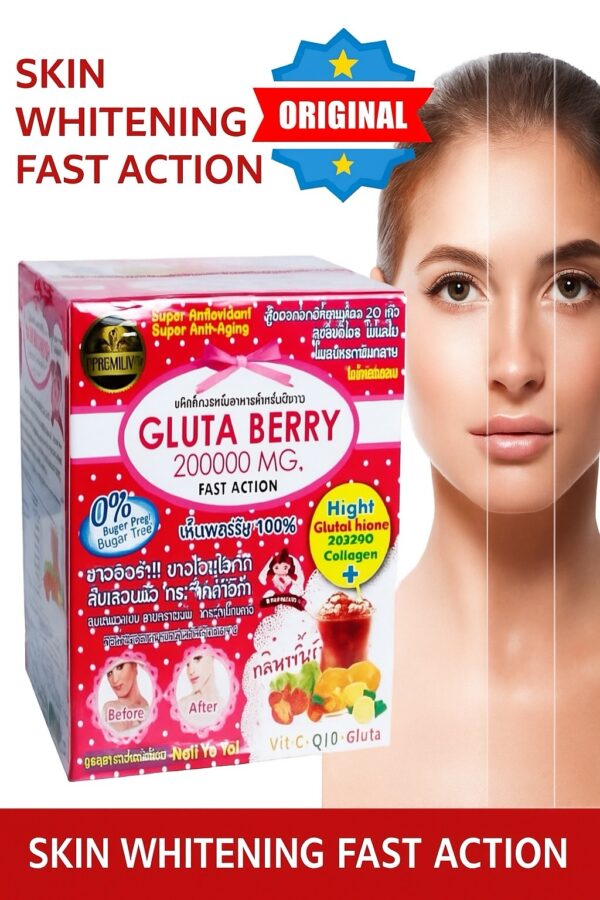 “Gluta Berry 200K: مشروب الكولاجين تفتيح سريع🍷 - الصورة 2