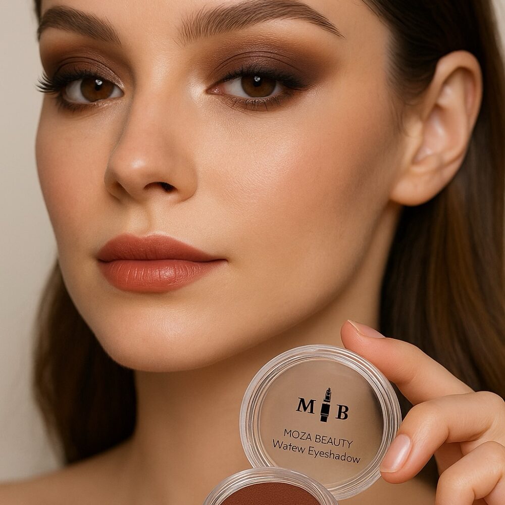 كحل وإيشادو مائي نباتي ثنائي اللون لإطلالة يومية وسينمائية🌿