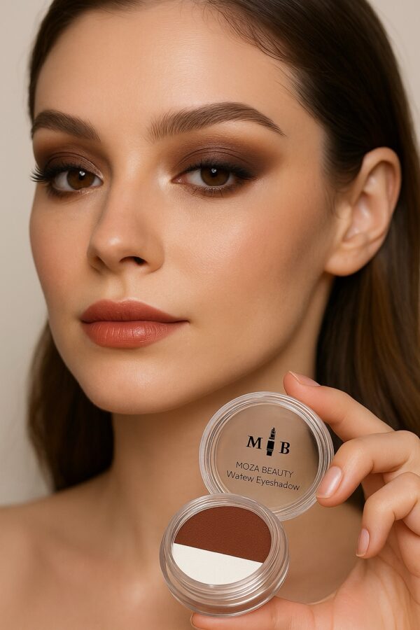 كحل وإيشادو مائي نباتي ثنائي اللون لإطلالة يومية وسينمائية🌿