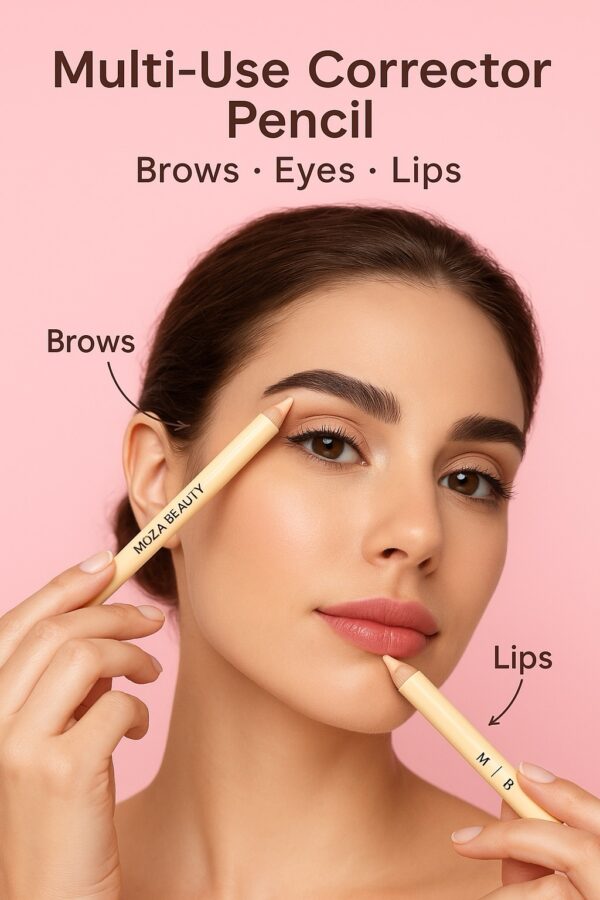 قلم بيج لتصحيح المكياج – أداة مثالية لتحديد مثالي للحواجب، الشفاه، والعيون🪄 - الصورة 2