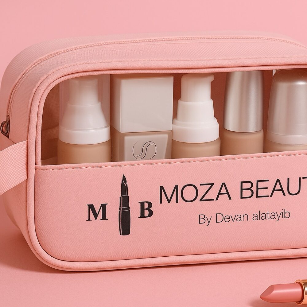 حقيبة مكياج مثالية للسفر أنيقة، خفيفة، ومنظمة👝