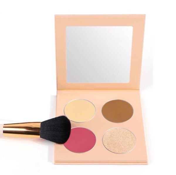 باليت متكامل نباتي للتحديد والتوهج – مثالي للسفر✈️ - الصورة 3