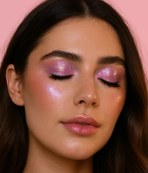 لمعة باودر خفيفة للعيون تمنحك بريقاً ساحراً يدوم طويلاً، مثالية لإطلالة لامعة وجذابة🪩 - الصورة 2