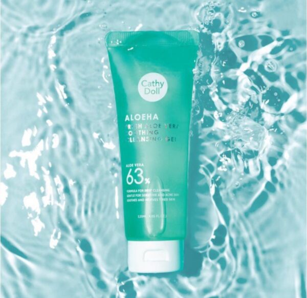 جل ألوفيرا المنعش من كاثي دول لتنظيف البشرة وترطيبها بعمق – 63% ألوفيرا🇹🇭