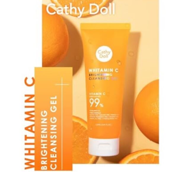جل تنظيف فيتامين C من كاثي دول – إشراقة فائقة وتنظيف عميق بتركيز 99%🇹🇭🍊 - الصورة 3
