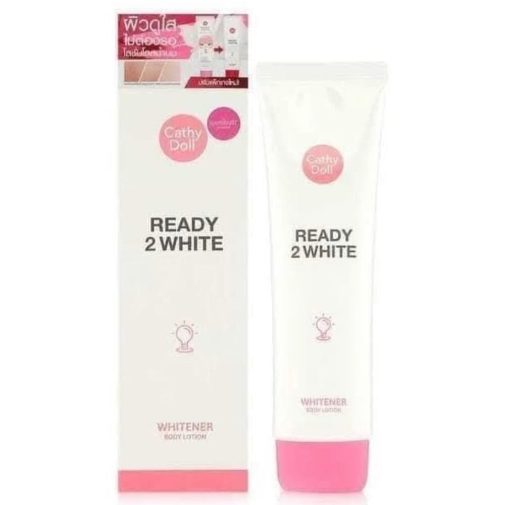 كريم تفتيح الجسم Cathy Doll Ready 2 White – إشراقة فورية للجسم بالكامل💡🇹🇭