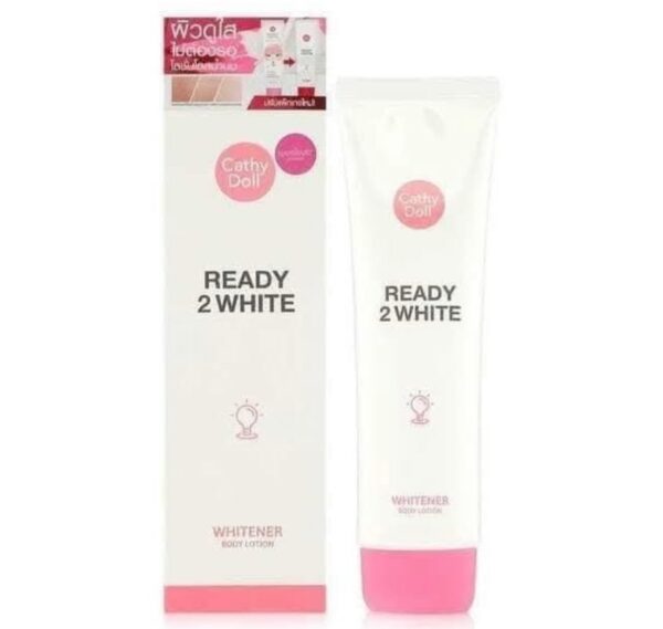 كريم تفتيح الجسم Cathy Doll Ready 2 White – إشراقة فورية للجسم بالكامل💡🇹🇭