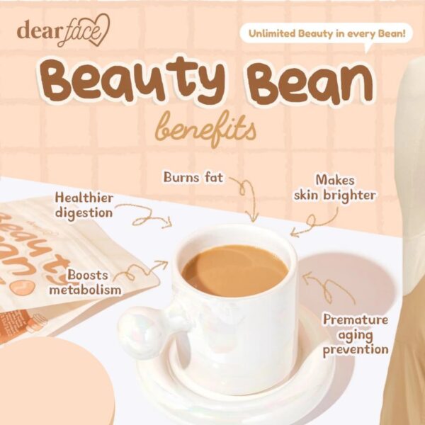 Beauty Bean – مشروب القهوة بالكولاجين والجلوتاثيون من Dear Face - الصورة 5