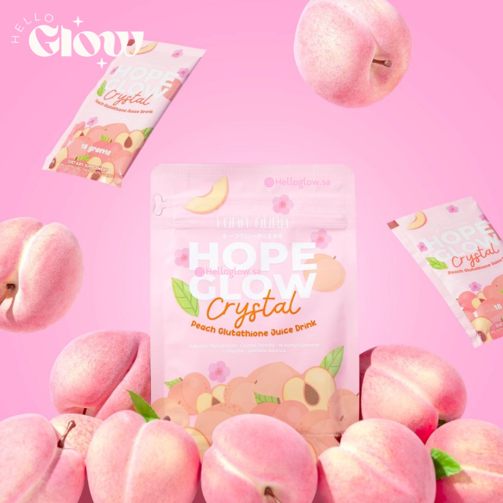 HOPE GLOW Crystal – Peach Glutathione Juice Drink
هوب جلو كريستال – مشروب الخوخ بالجلوتاثيون - الصورة 6