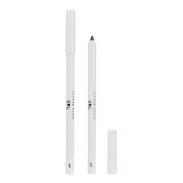 ⁦Moza Beauty – محدد شفاه نباتي بنكهة الفانيلا وثبات طويل🖍️⁩ - الصورة ⁦2⁩