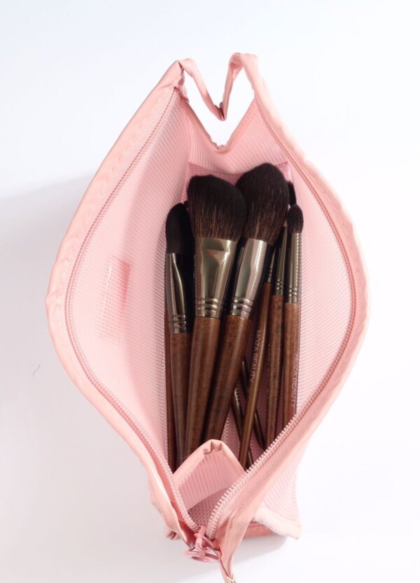 ⁦مجموعة فرش MOZA BEAUTY الاحترافية – 14 قطعة شعر طبيعي فائق النعومة | تدوم مدى الحياة⁩ - الصورة ⁦8⁩