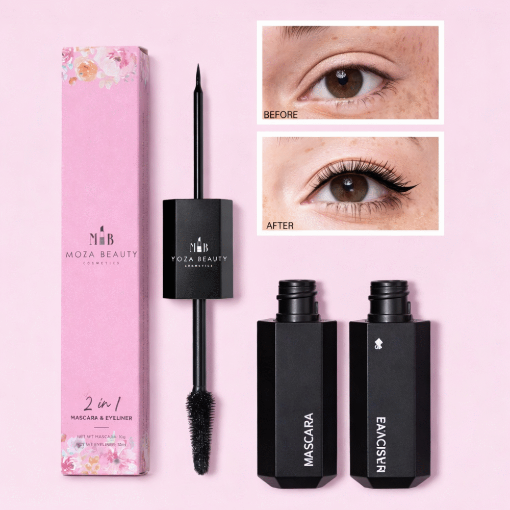 ماسكارا وآيلاينر 2 في 1 من MOZA BEAUTY – جمال بلمسة واحدة