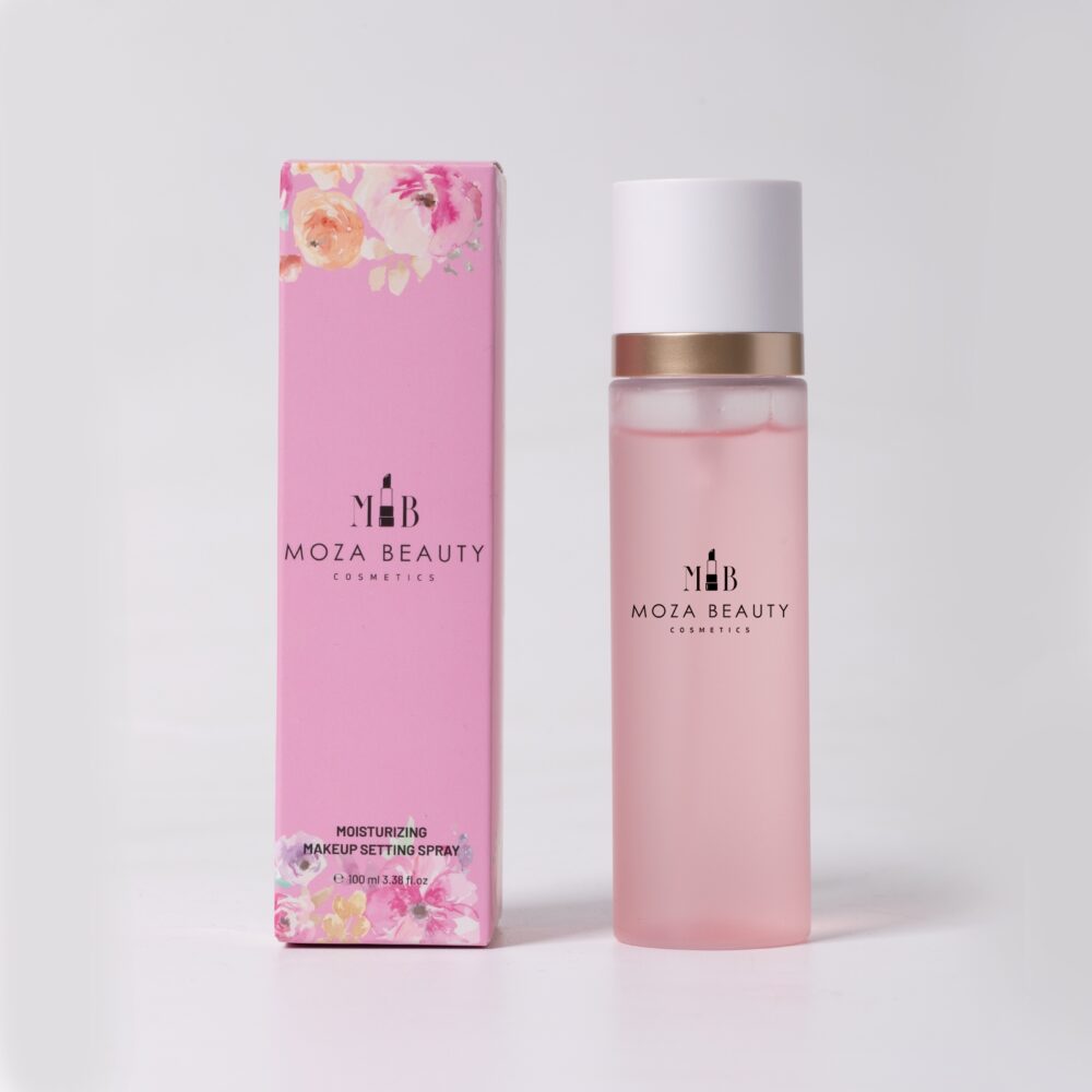 بخاخ تثبيت المكياج المرطّب من MOZA BEAUTY – ثبات طبيعي ولمسة انتعاش تدوم